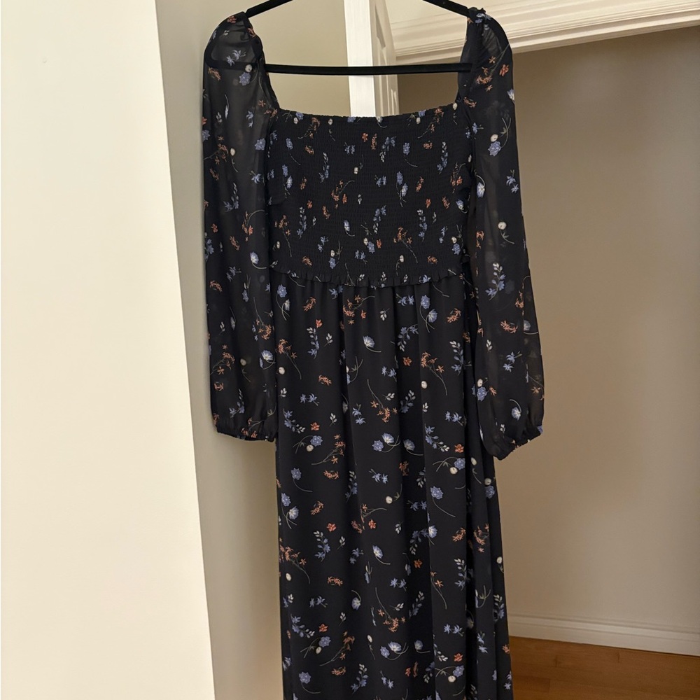 Floral  Tempest midi Dress Aritzia